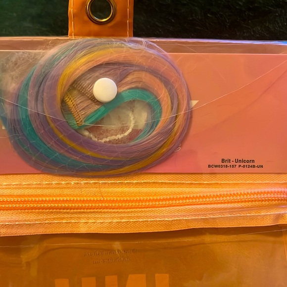 INH Hair Unicorn Brit Ponytail Extension, Limited Edition Insert Name Here, New - Picture 2 of 7